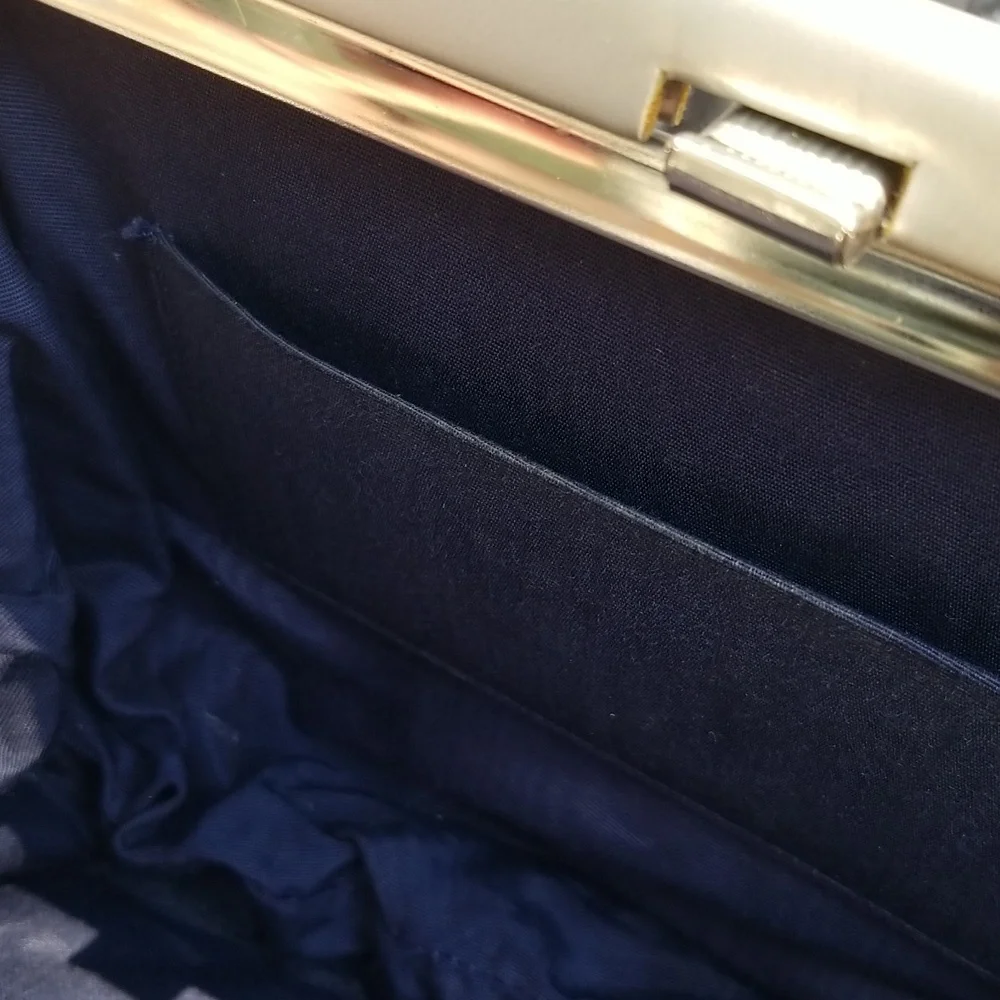 Vintage Silver Gray Purse, $60